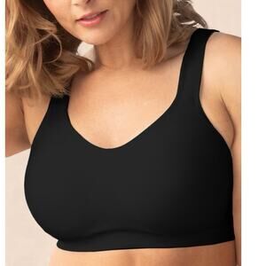 Shapermint Truekind Medium Black Daily Comfort Wireless Shaper Bra 10022 Extend